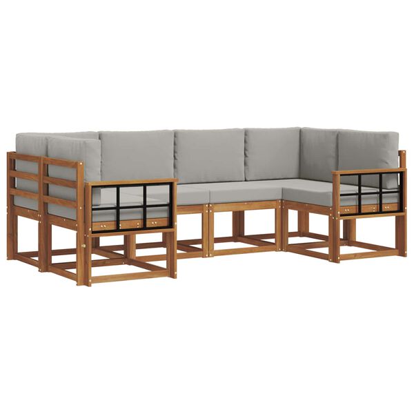 vidaXL &Sigma;&epsilon;&iota;&rho;ά &Kappa;&alpha;&nu;&alpha;&pi;έ &Epsilon;&xi;&omega;&tau;&epsilon;&rho;&iota;&kappa;&omicron;ύ 6 pcs &Phi;&upsilon;&sigma;&iota;&kappa;ό &kappa;&alpha;&iota; &Alpha;&nu;&omicron;&iota;&chi;&tau;ό &Gamma;&kappa;&rho;&iota;