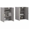 vidaXL Ντουλάπια Τοίχου 2 τεμ. Γκρι Sonoma 69,5 x 34 x 90 εκ.