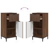 vidaXL Ντουλάπι Μπάνιου Καφέ δρυς 39.5 x 36 x 88 εκ Επεξεργασμένο ξύλο