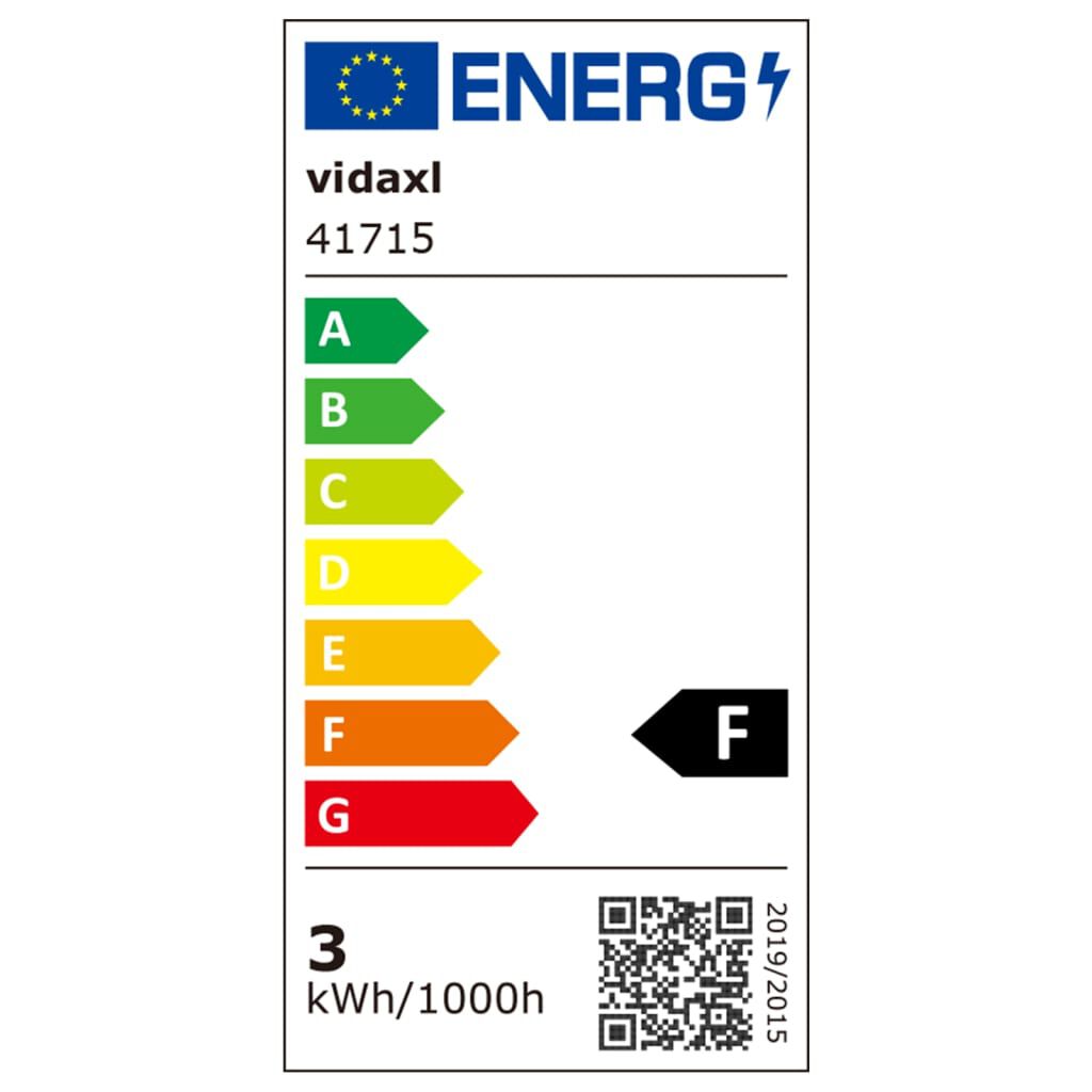 vidaXL Χωνευτά Φώτα LED 12 τεμ. 100 x 100 x 68 χιλ.
