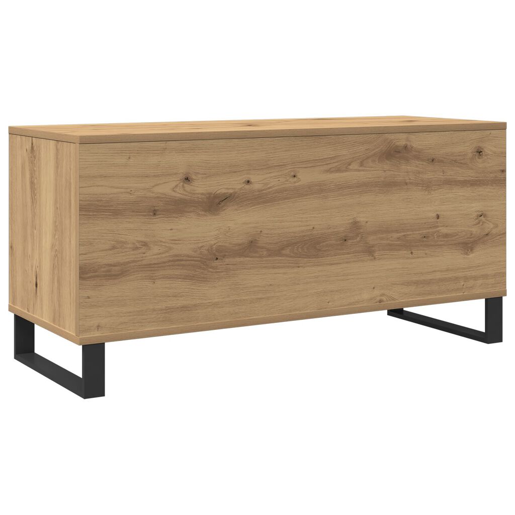 vidaXL Ντουλάπα Δισκοθήκης Παλιού Ξύλου 100x38x48 εκ Κατασκευασμένο Ξύλο