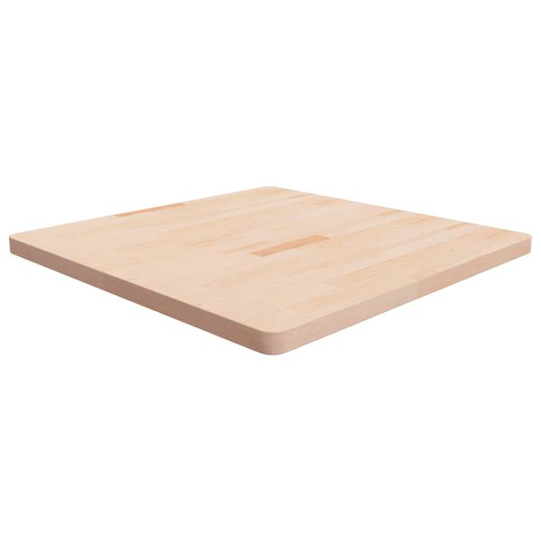 vidaXL Επιφάνεια Τραπεζιού Τετράγωνη 90x90x4 εκ. Μασίφ Ξύλο Δρυς