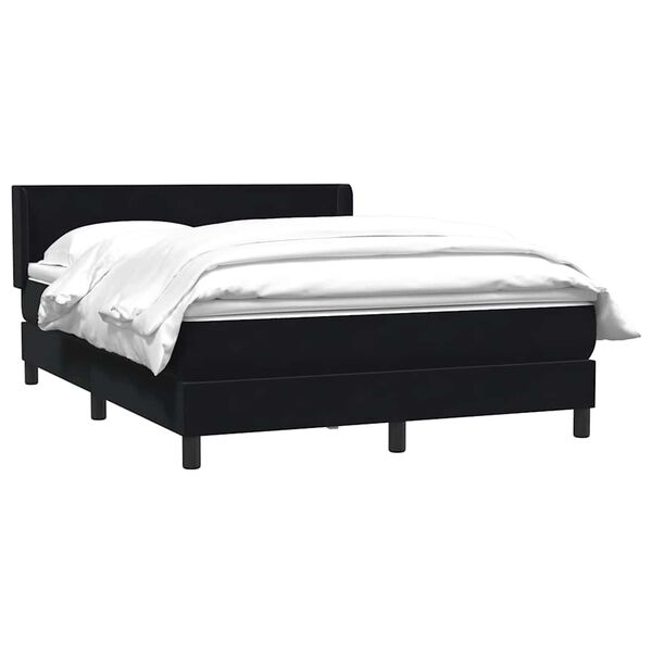 vidaXL &Kappa;&rho;&epsilon;&beta;ά&tau;&iota; Boxspring &mu;&epsilon; &Sigma;&tau;&rho;ώ&mu;&alpha; &Mu;&alpha;ύ&rho;&omicron; 160x210 &epsilon;&kappa;. &Beta;&epsilon;&lambda;&omicron;ύ&delta;&iota;&nu;&omicron;