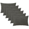 vidaXL &Kappa;ά&lambda;&upsilon;&mu;&mu;&alpha; &Mu;&alpha;&xi;&iota;&lambda;&alpha;&rho;&iota;&omicron;ύ 6 pcs HEERLEN &Sigma;&kappa;&omicron;ύ&rho;&omicron; &Gamma;&kappa;&rho;&iota; 50 x 70 cm &Beta;&epsilon;&lambda;&omicron;ύ&delta;&omicron;