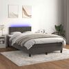 vidaXL &Kappa;&rho;&epsilon;&beta;ά&tau;&iota; Boxspring &mu;&epsilon; &Sigma;&tau;&rho;ώ&mu;&alpha; & LED &Sigma;&kappa;.&Gamma;&kappa;&rho;&iota; 120x190&epsilon;&kappa;. &Beta;&epsilon;&lambda;&omicron;ύ&delta;&iota;&nu;&omicron;