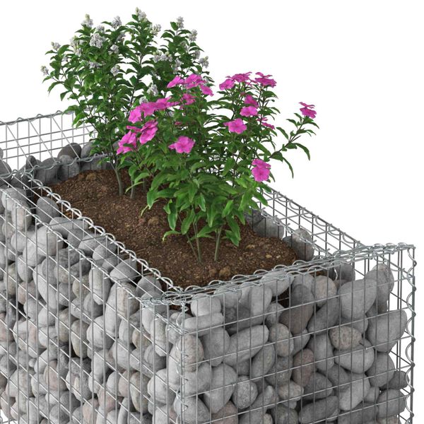 vidaXL &Alpha;&nu;&alpha;&sigma;&eta;&kappa;&omega;&mu;έ&nu;&omicron; &kappa;&rho;&epsilon;&beta;ά&tau;&iota; gabion &Alpha;&sigma;&eta;&mu;ί 50 x 100 x 60 &epsilon;&kappa;