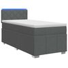 vidaXL &Kappa;&rho;&epsilon;&beta;ά&tau;&iota; Box Spring &mu;&epsilon; &Sigma;&tau;&rho;ώ&mu;&alpha; &kappa;&alpha;&iota; LED &Sigma;&kappa;&omicron;ύ&rho;&omicron; &Gamma;&kappa;&rho;&iota; 90 x 190 cm