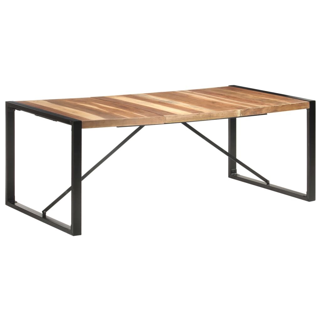 vidaXL Τραπεζαρία 200 x 100 x 75 εκ. από Μασίφ Ξύλο