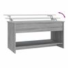 vidaXL Τραπεζάκι Σαλονιού Γκρι Sonoma102x50x52,5 εκ.Επεξεργασμένο Ξύλο