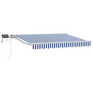 vidaXL &Chi;&epsilon;&iota;&rho;&omicron;&kappa;ί&nu;&eta;&tau;&omicron; &pi;&lambda;&alpha;ί&sigma;&iota;&omicron; &tau;έ&nu;&tau;&alpha;&sigmaf; &mu;&epsilon; LED &Mu;&pi;&lambda;&epsilon; &kappa;&alpha;&iota; ά&sigma;&pi;&rho;&omicron; 2,5 x 2 m