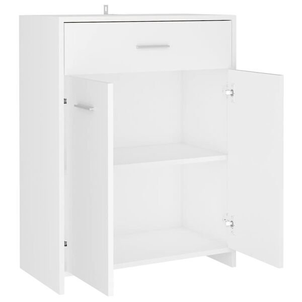 vidaXL Ντουλάπι Μπάνιου Λευκό 60 x 33 x 80 εκ. από Επεξ. Ξύλο