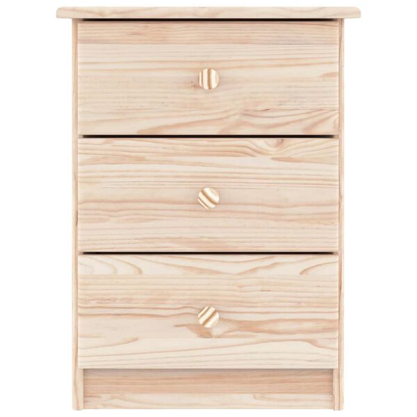 vidaXL Κομοδίνο ALTA 41 x 35 x 55,5 εκ. από Μασίφ Ξύλο Πεύκου