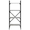 vidaXL Βιβλιοθήκη 4 Επιπέδων Γκρι Sonoma 56x31,5x138,5 εκ. Επεξ. Ξύλο