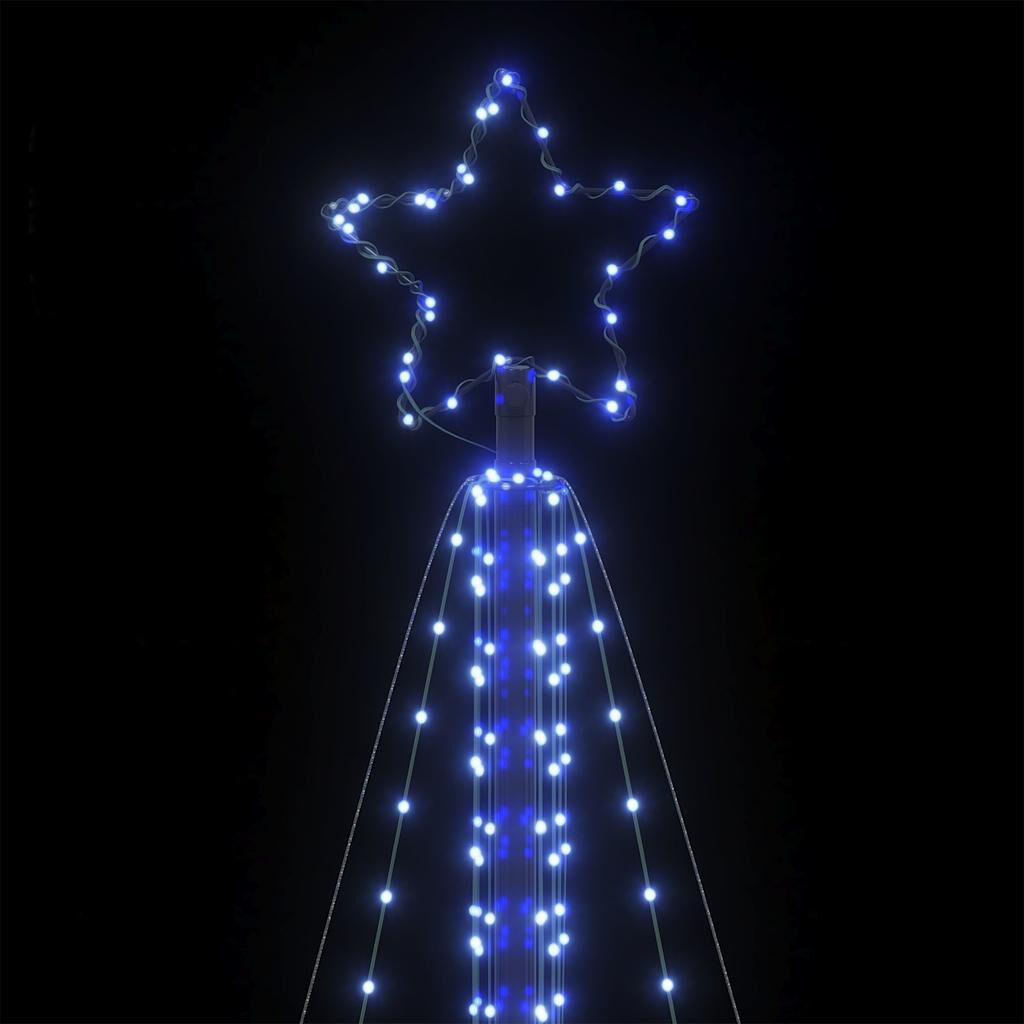 vidaXL Χριστουγεννιάτικο δέντρο LED 861 LED μπλε 478 εκ.