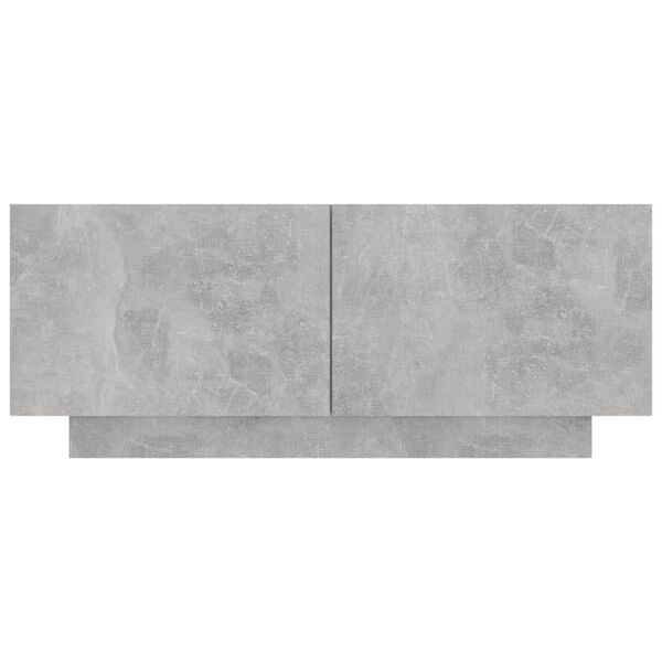 vidaXL Κομοδίνο Γκρι Σκυροδέματος 100 x 35 x 40 εκ. Επεξεργασμένο Ξύλο
