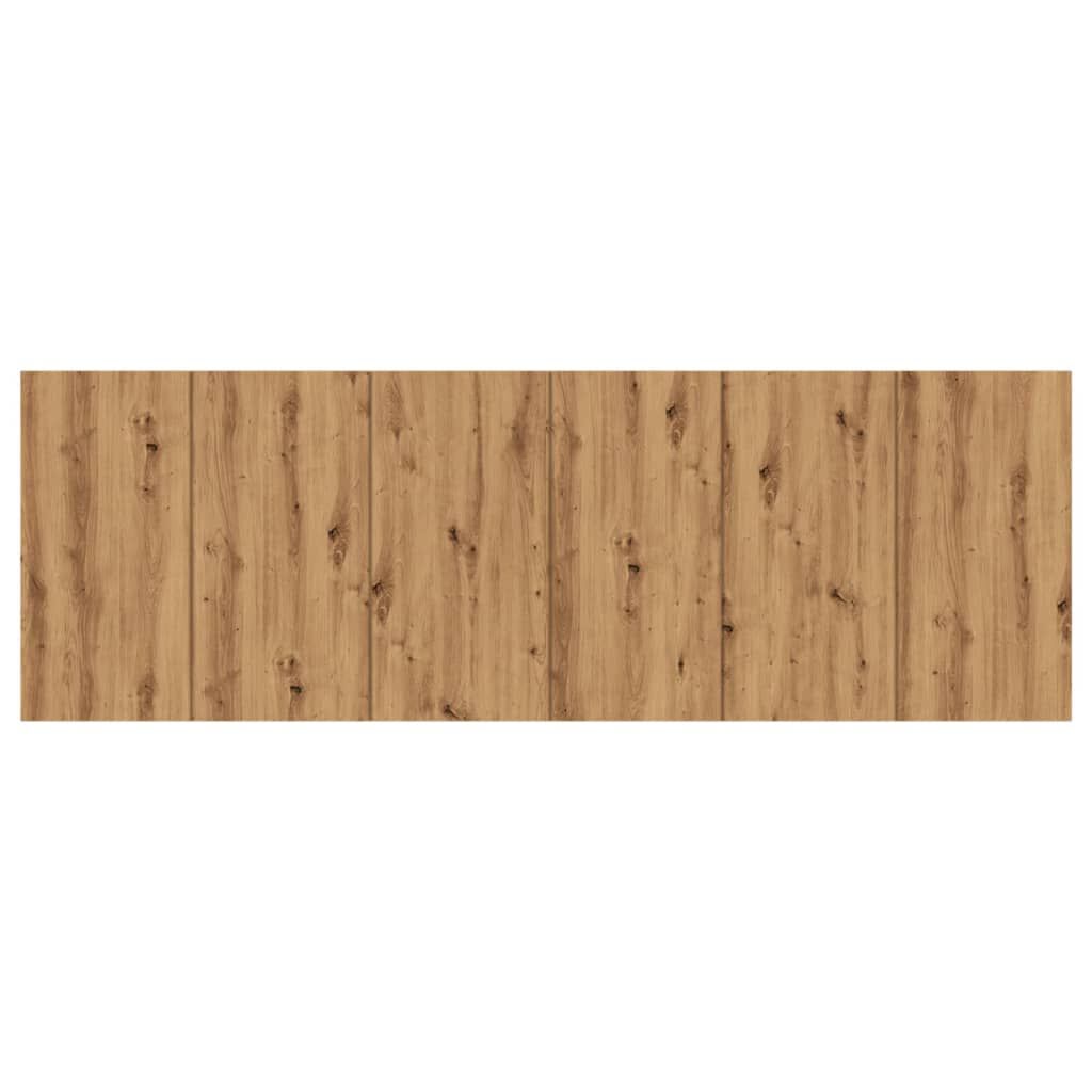 vidaXL Κεφαλάρι Κρεβατιού Αρτισιανή Δρυς 240x1,5x80εκ Επεξεργ. Ξύλο