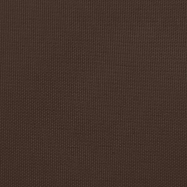 vidaXL Πανί Σκίασης Τρίγωνο Καφέ 3/5x4 μ. από Ύφασμα Oxford