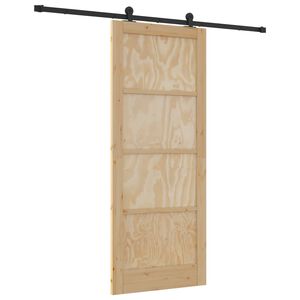 vidaXL &Sigma;&upsilon;&rho;ό&mu;&epsilon;&nu;&eta; &Pi;ό&rho;&tau;&alpha; ORKDAL 86 x 211 cm &Mu;&alpha;&sigma;ί&phi; &Xi;ύ&lambda;&omicron; &Pi;&epsilon;ύ&kappa;&omicron;&upsilon; &Phi;&upsilon;&sigma;&iota;&kappa;ό