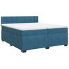 vidaXL &Kappa;&rho;&epsilon;&beta;ά&tau;&iota; Boxspring &mu;&epsilon; &Sigma;&tau;&rho;ώ&mu;&alpha; &Mu;&pi;&lambda;&epsilon; 200x200 &epsilon;&kappa;. &Beta;&epsilon;&lambda;&omicron;ύ&delta;&iota;&nu;&omicron;