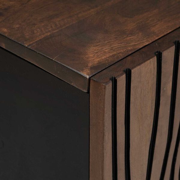 vidaXL Κονσόλα Τηλεόρασης Καφέ 160 x 30 x 30.5 εκ. Μασίφ ξύλο μάνγκο