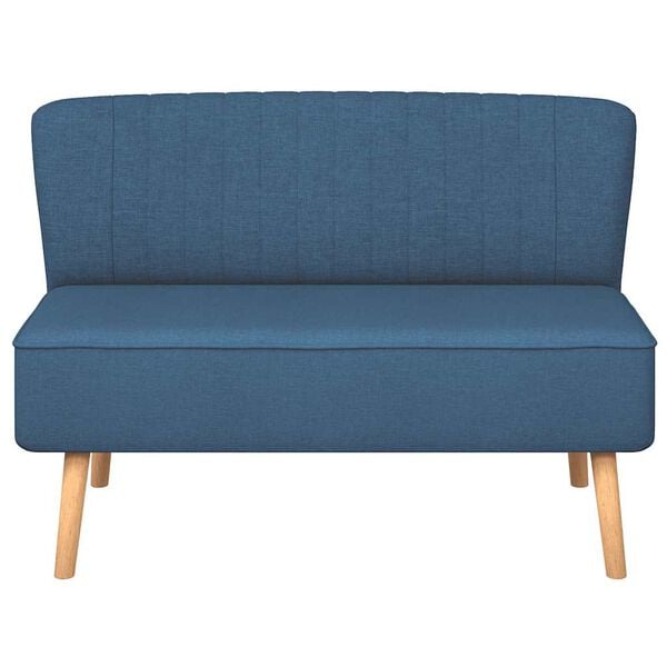 vidaXL Καναπές Μπλε 117 x 55,5 x 77 εκ. Υφασμάτινος