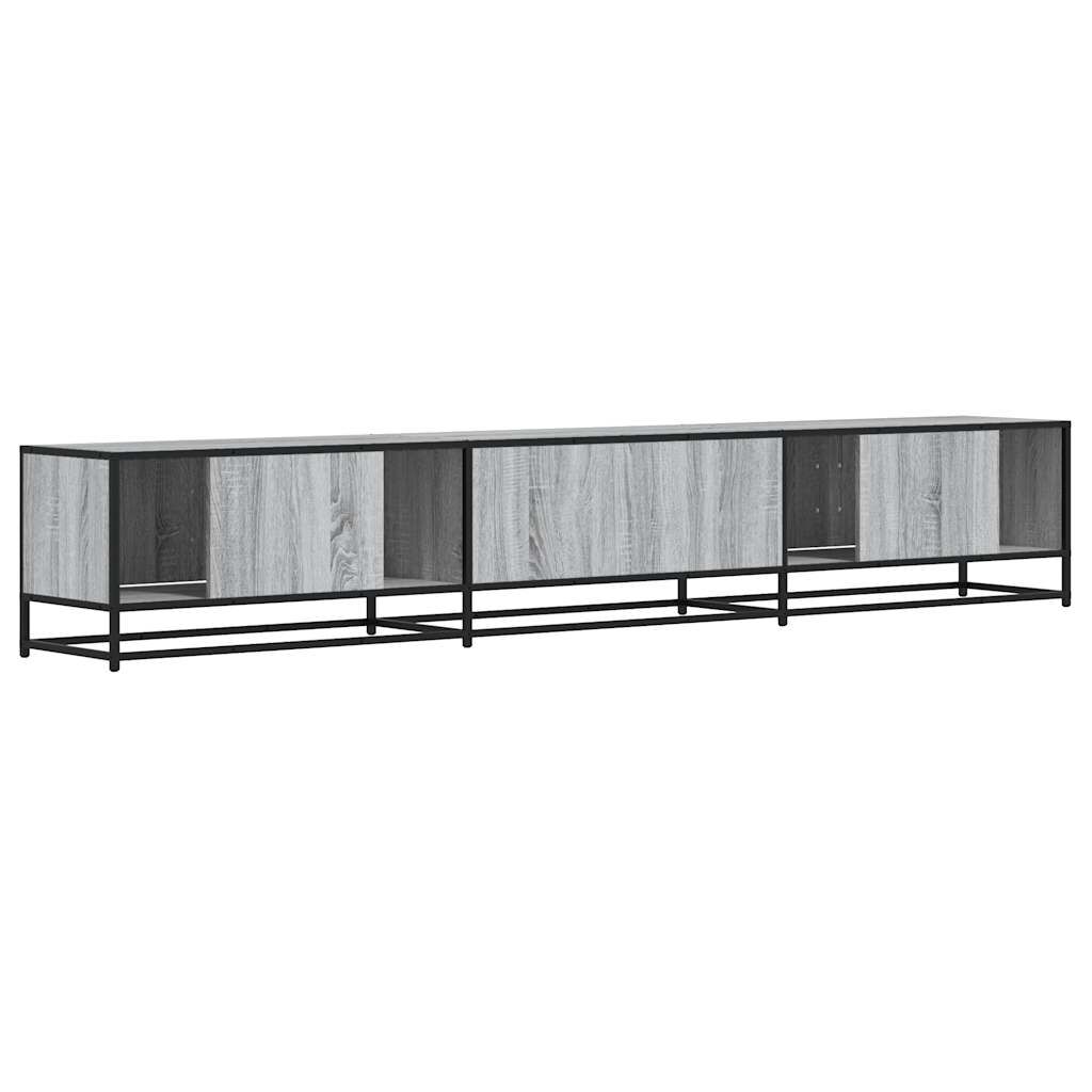 vidaXL Έπιπλο Τηλεόρασης Γκρι Sonoma 240x35x41 εκ. από Επεξεργ. Ξύλο