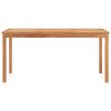 vidaXL Τραπεζαρία Κήπου 160 x 80 x 77 εκ. από Μασίφ Ξύλο Teak