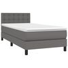 vidaXL &Kappa;&rho;&epsilon;&beta;ά&tau;&iota; Boxspring &mu;&epsilon; &Sigma;&tau;&rho;ώ&mu;&alpha; &Gamma;&kappa;&rho;&iota; 90x200 &epsilon;&kappa;. &alpha;&pi;ό &Sigma;&upsilon;&nu;&theta;&epsilon;&tau;&iota;&kappa;ό &Delta;έ&rho;&mu;&alpha;