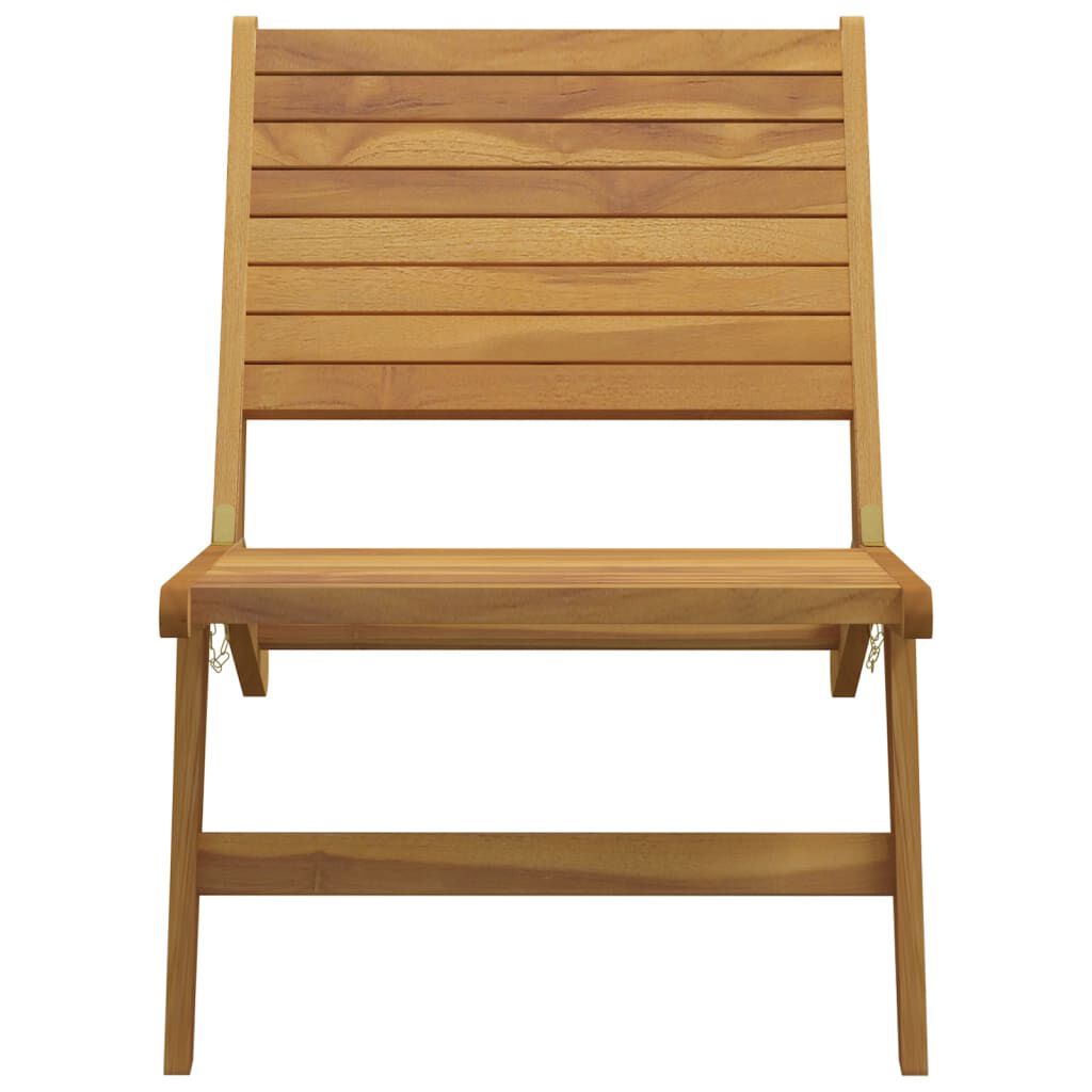 vidaXL Καρέκλα Κήπου από Μασίφ Ξύλο Teak