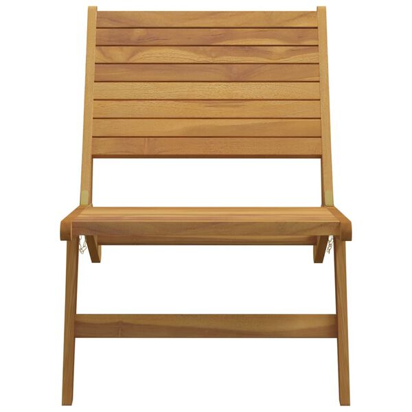 vidaXL Καρέκλα Κήπου από Μασίφ Ξύλο Teak