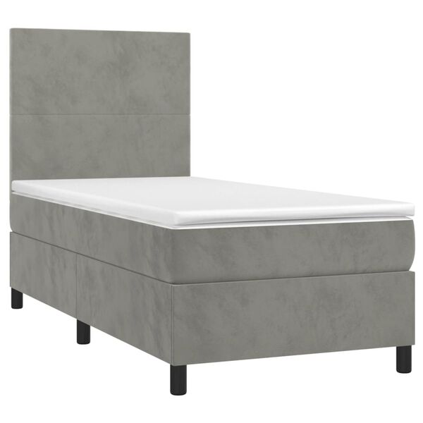 vidaXL &Kappa;&rho;&epsilon;&beta;ά&tau;&iota; Boxspring &mu;&epsilon; &Sigma;&tau;&rho;ώ&mu;&alpha; &Alpha;&nu;&omicron;&iota;&chi;&tau;ό &Gamma;&kappa;&rho;&iota; 80x200 &epsilon;&kappa;. &Beta;&epsilon;&lambda;&omicron;ύ&delta;&iota;&nu;&omicron;