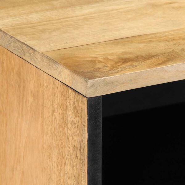 vidaXL Ντουλάπι τηλεόρασης καφέ 80x31,5x46 cm από μασίφ ξύλο Mango