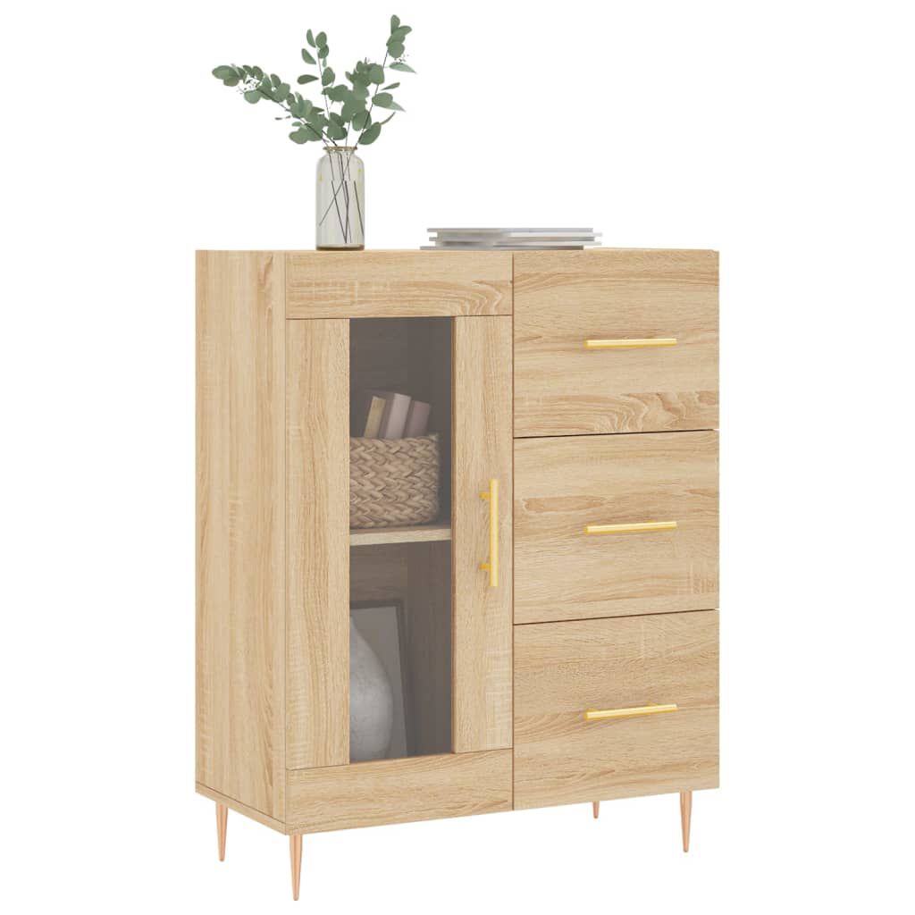 vidaXL Ντουλάπι Sonoma Δρυς 69,5 x 34 x 90 εκ. από Επεξεργασμένο Ξύλο
