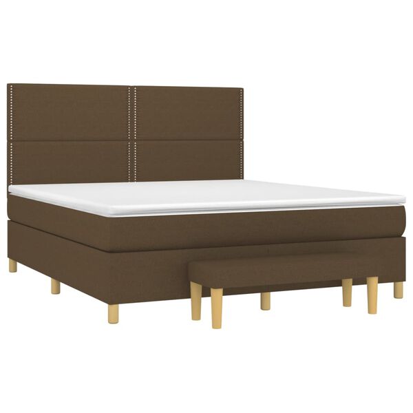 vidaXL &Kappa;&rho;&epsilon;&beta;ά&tau;&iota; Boxspring &mu;&epsilon; &Sigma;&tau;&rho;ώ&mu;&alpha; &Sigma;&kappa;&omicron;ύ&rho;&omicron; &Kappa;&alpha;&phi;έ 180x200 &epsilon;&kappa; &Upsilon;&phi;&alpha;&sigma;&mu;ά&tau;&iota;&nu;&omicron;