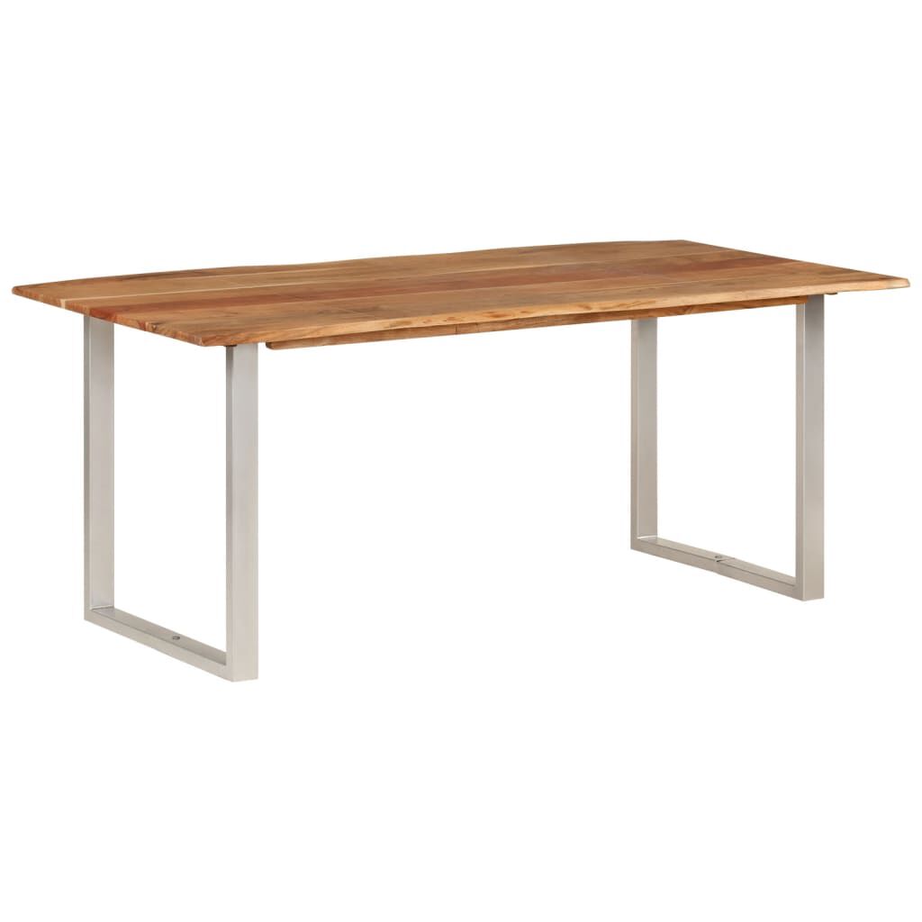 vidaXL Τραπεζαρία 180 x 90 x 76 εκ. από Μασίφ Ξύλο Ακακίας