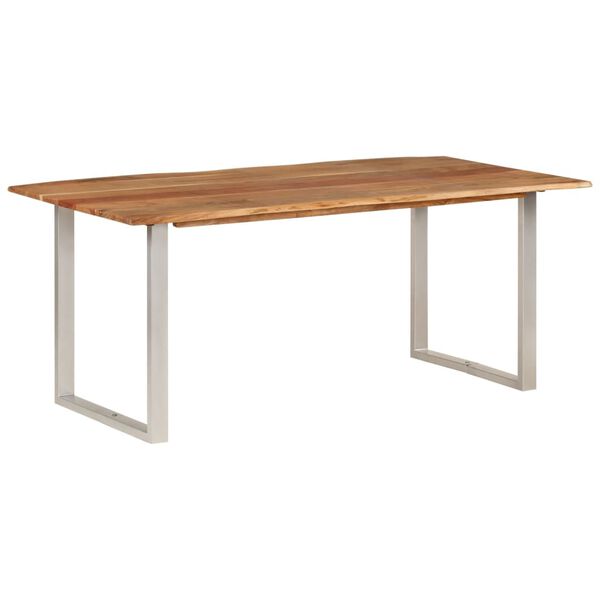 vidaXL Τραπεζαρία 180 x 90 x 76 εκ. από Μασίφ Ξύλο Ακακίας