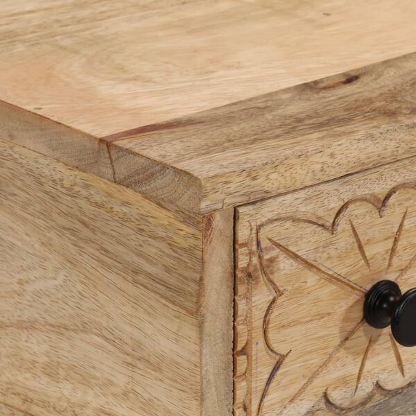 vidaXL Τραπέζι Κονσόλα 110 x 30 x 75 εκ. από Μασίφ Ξύλο Μάνγκο