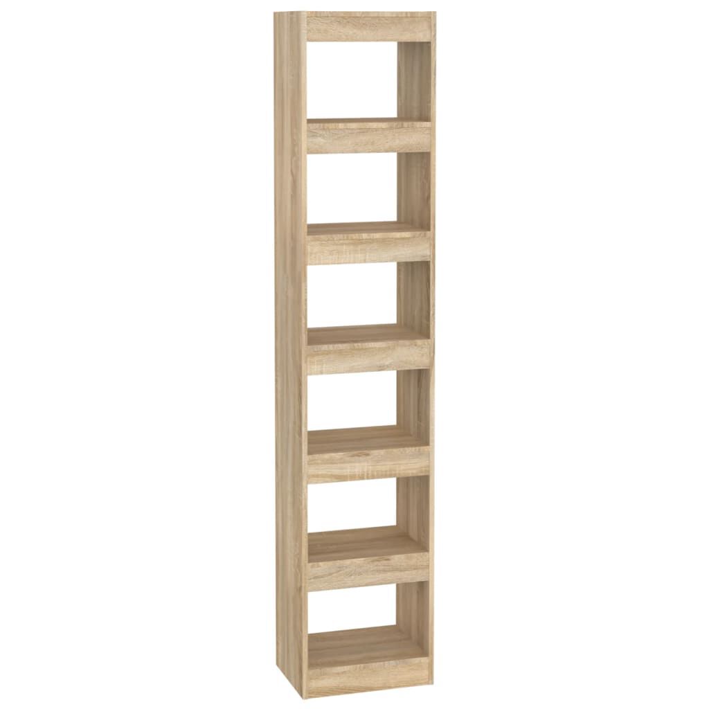 vidaXL Βιβλιοθήκη/Διαχωριστικό Χώρου Sonoma Δρυς 40 x 30 x 198 εκ.