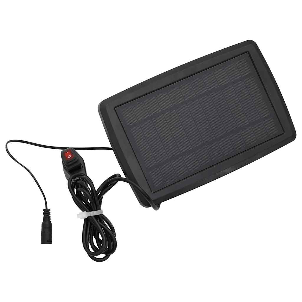 vidaXL Τέντα Πτυσσόμενη Χειροκίνητη με LED Ανθρακί / Λευκή 500x300 εκ.
