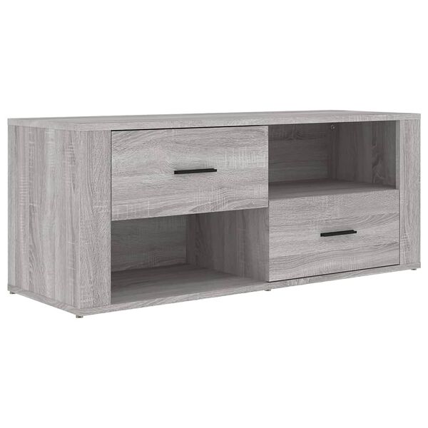 vidaXL Έπιπλο Τηλεόρασης Γκρι Sonoma 100x35x40 εκ. από Επεξεργ. Ξύλο