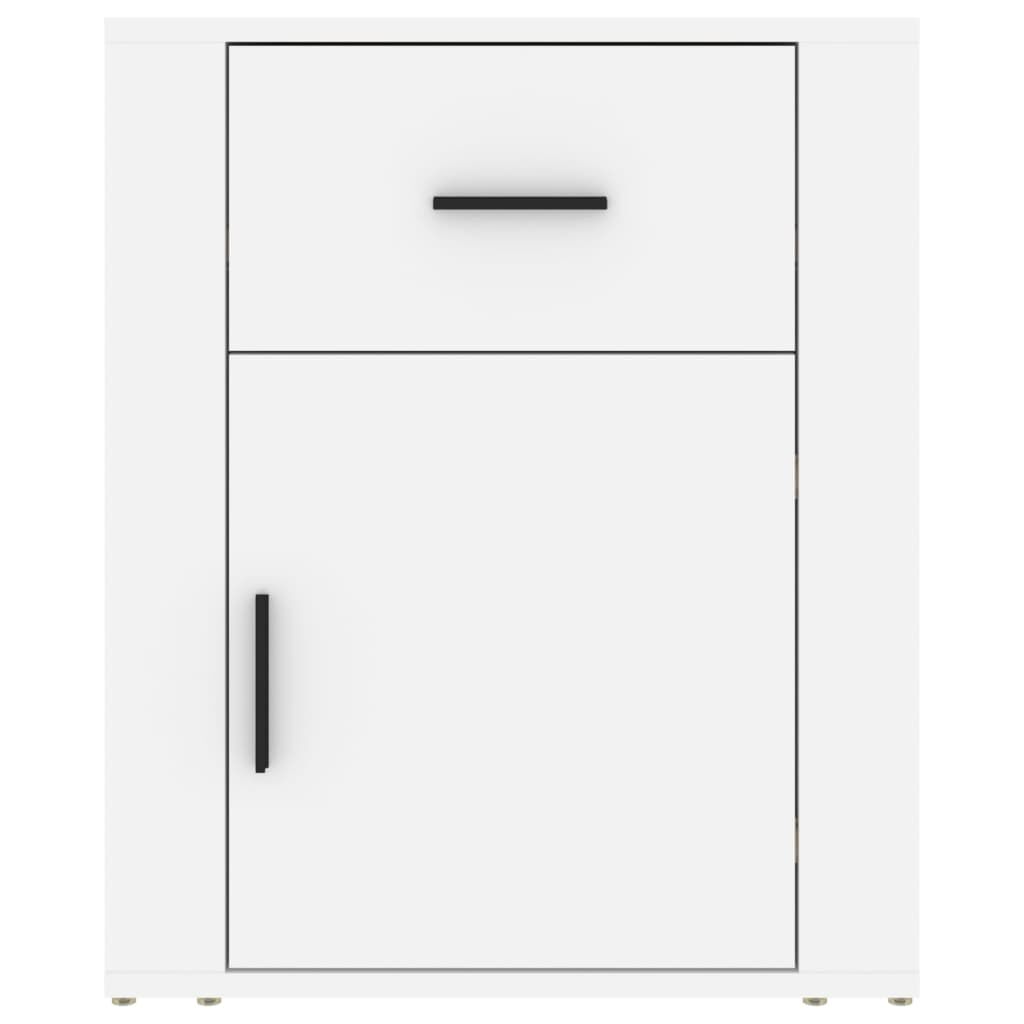vidaXL Κομοδίνο Λευκό 50 x 36 x 60 εκ. από Επεξεργασμένο Ξύλο