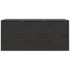 vidaXL Έπιπλο Τηλεόρασης Μαύρο 99x39x44 εκ. από Ατσάλι