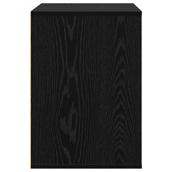 vidaXL Κουτί με Συρτάρια Μαύρη δρυς 60 x 41 x 58 cm Επεξεργασμένο ξύλο