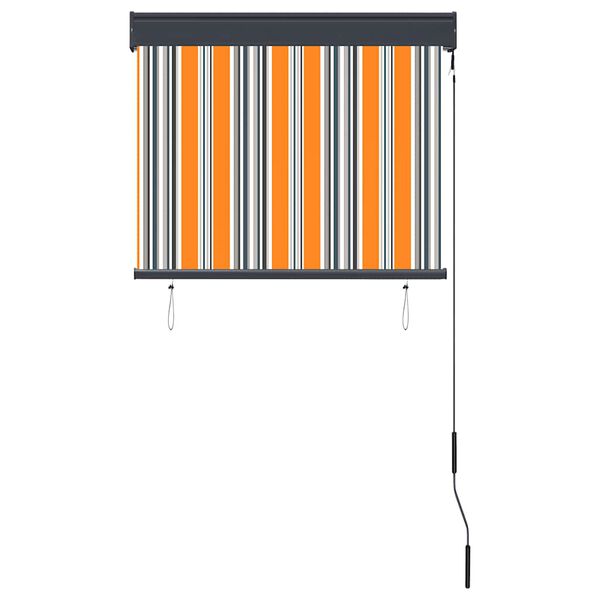 vidaXL Στόρι Σκίασης Ρόλερ Εξωτερικού Χώρου Κίτρινο/Μπλε 80 x 250 εκ.