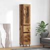 vidaXL Highboard &Pi;&alpha;&lambda;&iota;ό &Xi;ύ&lambda;&omicron; 34,5 x 34 x 180 &epsilon;&kappa;. &Epsilon;&pi;&epsilon;&xi;&epsilon;&rho;&gamma;&alpha;&sigma;&mu;έ&nu;&omicron; &xi;ύ&lambda;&omicron;