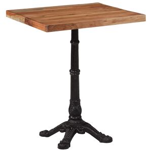 vidaXL &Tau;&rho;&alpha;&pi;έ&zeta;&iota; Bistro 60 x 60 x 76 &epsilon;&kappa;. &alpha;&pi;ό &Mu;&alpha;&sigma;ί&phi; &Xi;ύ&lambda;&omicron; &Alpha;&kappa;&alpha;&kappa;ί&alpha;&sigmaf;