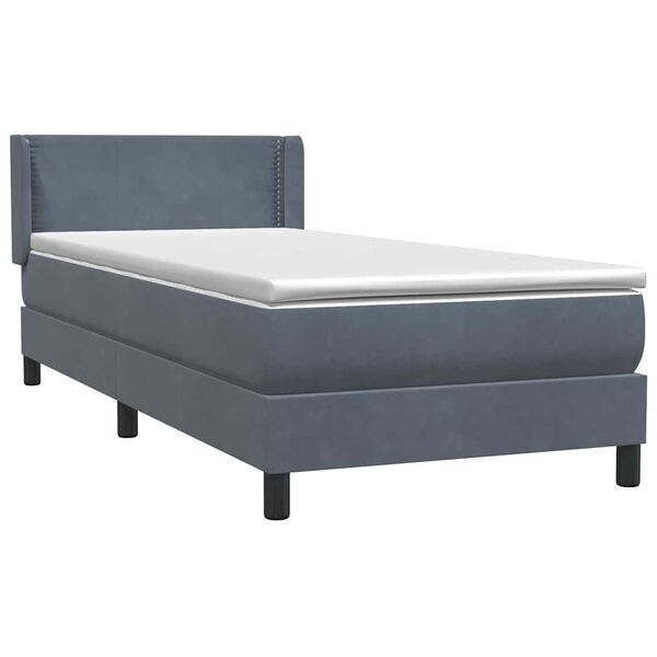 vidaXL &Kappa;&rho;&epsilon;&beta;ά&tau;&iota; Boxspring &mu;&epsilon; &Sigma;&tau;&rho;ώ&mu;&alpha; &Sigma;&kappa;&omicron;ύ&rho;&omicron; &Gamma;&kappa;&rho;&iota; 80x220 &epsilon;&kappa;. &Beta;&epsilon;&lambda;&omicron;ύ&delta;&iota;&nu;&omicron;