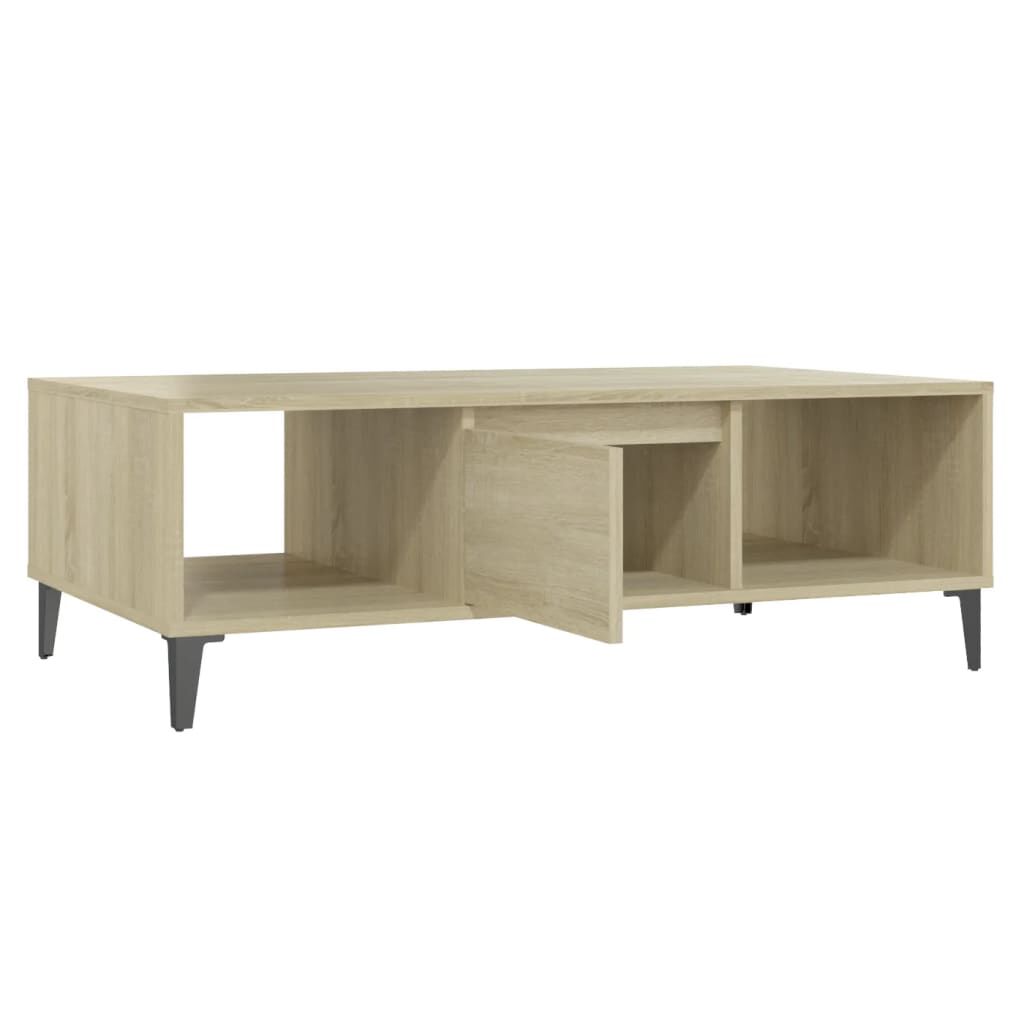 vidaXL Τραπεζάκι Σαλονιού Sonoma Δρυς 103,5x60x35 εκ. από Επεξ. Ξύλο