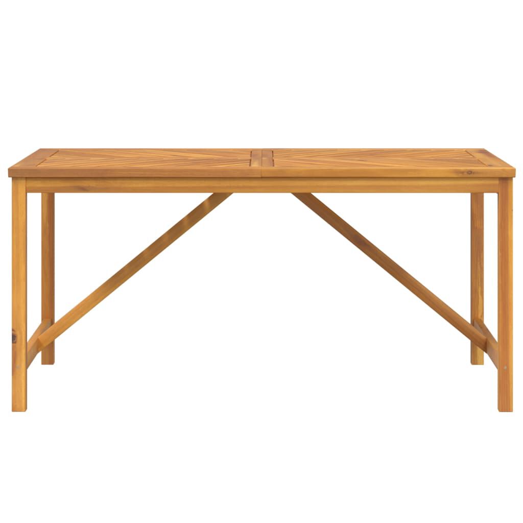 vidaXL Τραπεζαρία Κήπου 150 x 90 x 74 εκ. από Μασίφ Ξύλο Ακακίας