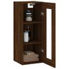 vidaXL Ντουλάπι Τοίχου Καφέ Δρυς 34,5 x 34 x 90 εκ.